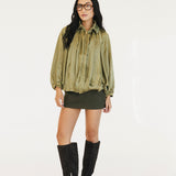 Kyndall Mini Cargo Skirt - Dark Olive