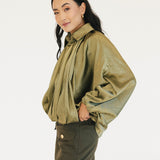 Kyndall Mini Cargo Skirt - Dark Olive