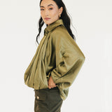 Kyndall Mini Cargo Skirt - Dark Olive