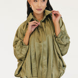 Kyndall Mini Cargo Skirt - Dark Olive