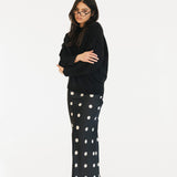 Pau Oversized Drop Shoulder Sweater - Black