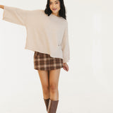 Victoria Sweater Top - Oatmeal