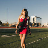 FitFlow Mini Skirt - Crimson Red/White