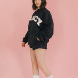 Fancy Fleece Lined Shorts - Charcoal Gray