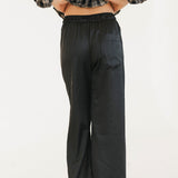 Evelyn Straight Leg Pants - Black