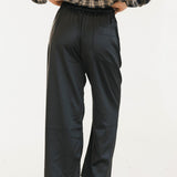 Evelyn Straight Leg Pants - Black