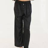 Evelyn Straight Leg Pants - Black