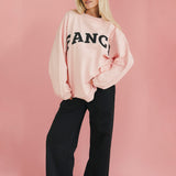 Fancy Fleece Wide Leg Sweatpants - Charcoal Gray