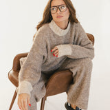 Brooke Sweater Set - Brown