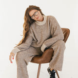 Brooke Sweater Set - Brown