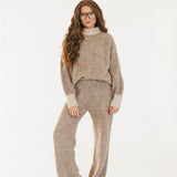 Brooke Sweater Set - Brown