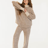 Brooke Sweater Set - Brown