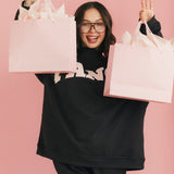 Fancy Oversized Fleece Mockneck - Charcoal Gray