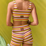 Flexion Shorts - Paradise Stripe