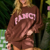 Oversized Terry Classic Mockneck - Coconut