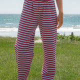 Waffle Striped Pants