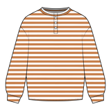 Fancy Striped Buttoned Long Sleeve