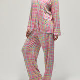 Pajama Set - Garden Multi Plaid
