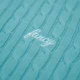Double-Zip Knit Jacket - Biscayne Blue