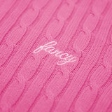 Double-Zip Knit Jacket - South Beach Pink