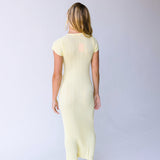 Jodi Midi Dress - Butter Yellow