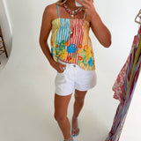 Daphne Striped Top - Fruit Stripes