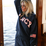 Oversized Terry Classic Mockneck