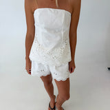 Haylie Embroidered Set - Off White