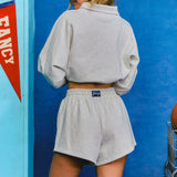 Classic Terry Shorts - Heather Grey