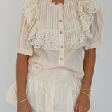 Coco Lace Skirt Set - Cream