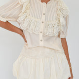 Coco Lace Skirt Set - Cream