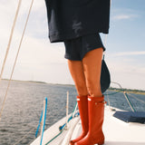 Fancy Oversized Quarter Zip Pullover - Navy