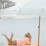 Fancy V-Neck Short Sleeve Terry Top