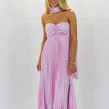 Adriane Scarf Dress - Light Pink