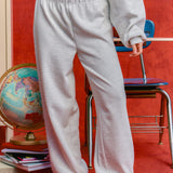 Classic Waffle Pants - Heather Grey
