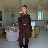 Lilly Knit Hoodie - Brown