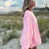 Fancy Oversized Fleece Mockneck - Pink Camo (PREORDER)