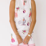 Edith Printed Sleeveless Mini Dress - Multi