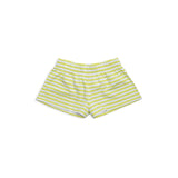 Striped Comfort Shorts - Cisco Lime/White