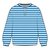 Fancy Striped Buttoned Long Sleeve