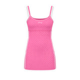 Layered Outline Dress - Pink/Polka Dot