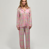 Pajama Set - Garden Multi Plaid