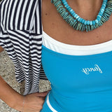 Fancy FitFlow Double Layered Tank - Poolside