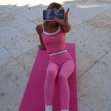Fancy FitFlow Double Lined Leggings - Daiquiri