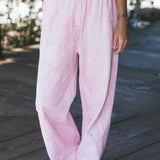 Fancy Fleece Lined Sweatpants - Pink Camo