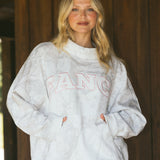 Fancy Oversized Fleece PocketCloud Mockneck - White Camo