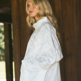 Fancy Oversized Fleece PocketCloud Mockneck - White Camo