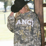 Fancy Oversized Fleece Mockneck - Camo (PREORDER)