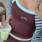 Fancy FitFlow Outline Tank - Glacier