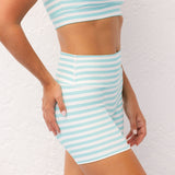 Flexion Shorts - Turquoise/White